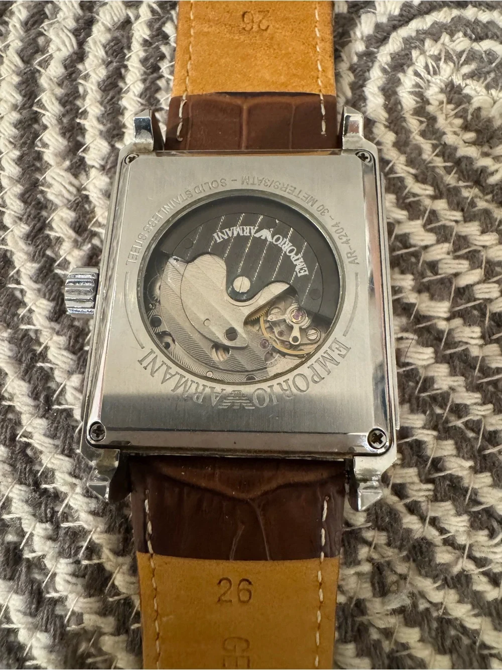 Emporio armani meccanico AR-4204 automatic running mov